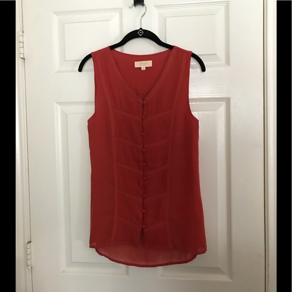 Lost April sleeveless blouse